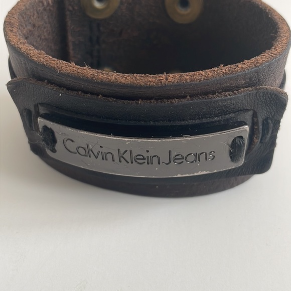 Calvin Klein Leather Bracelet and 2 Ukrainian Leather Bracelets 3 for 40$ - Picture 2 of 10